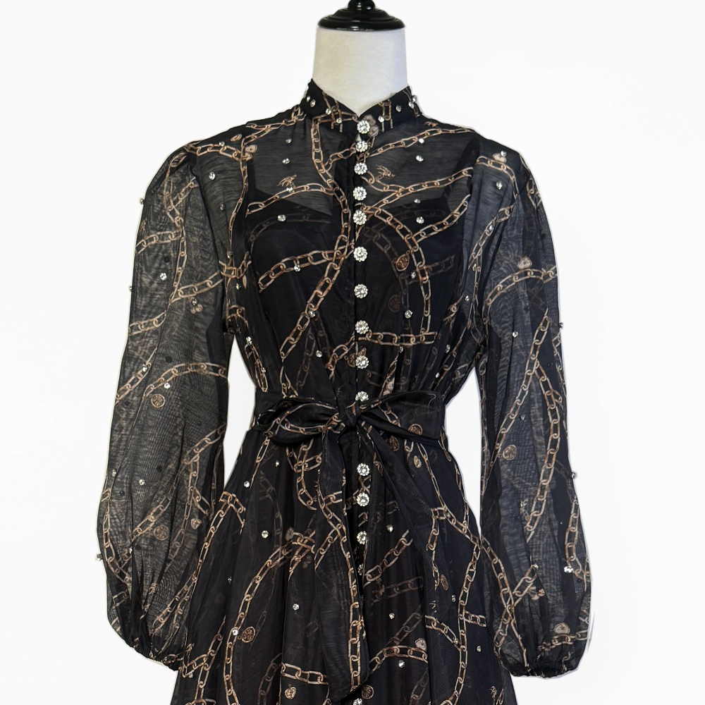 Big skirt rhinestone France style European style dress
