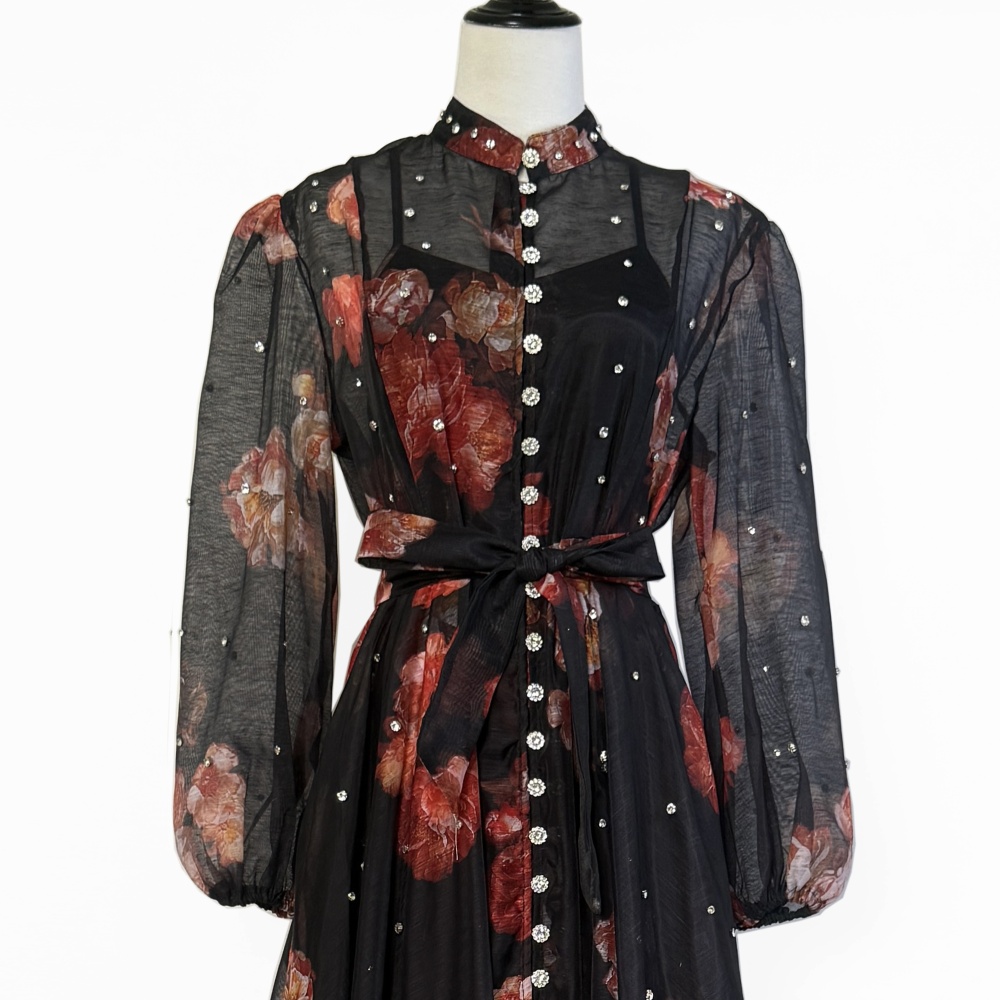 Big skirt rhinestone France style European style dress