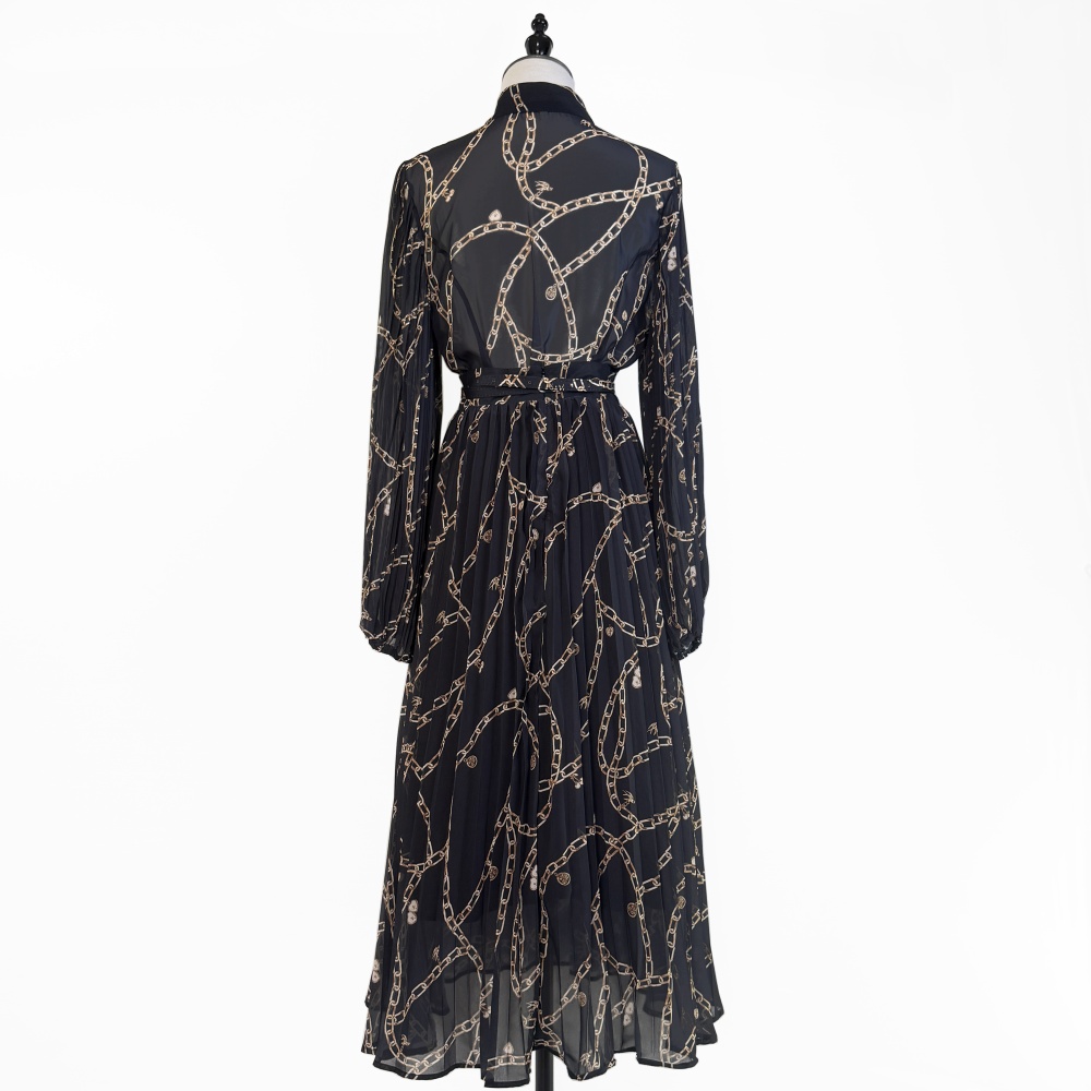 Printing fashion skirt long sleeve shirt a set