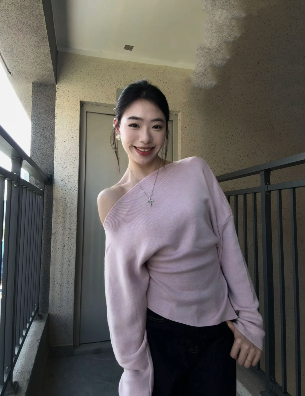 Korean style bottoming shirt pinched waist T-shirt for women