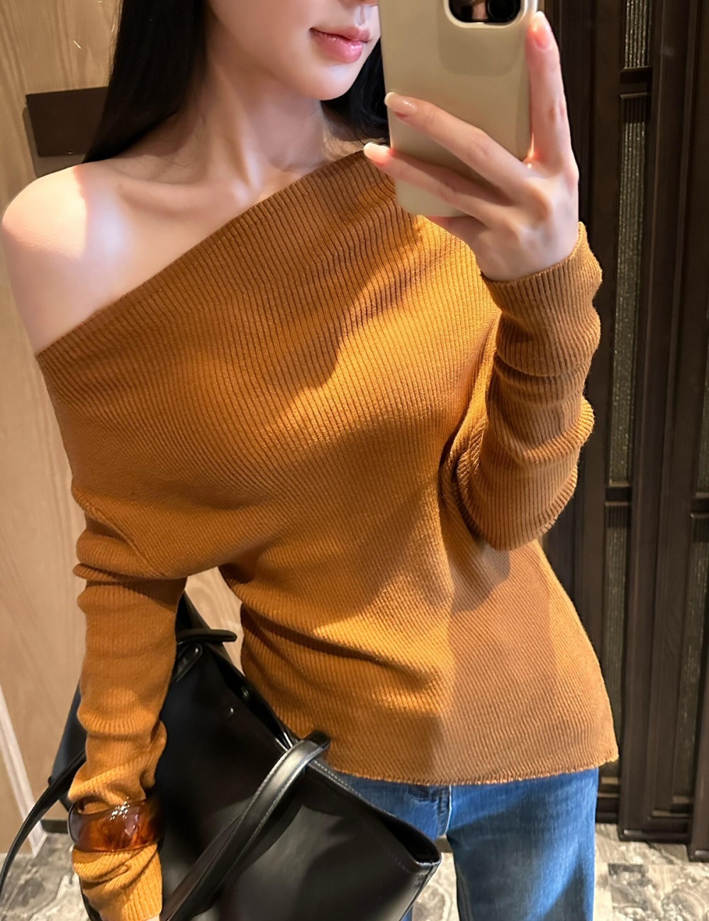 Spring and autumn sweater thin tops