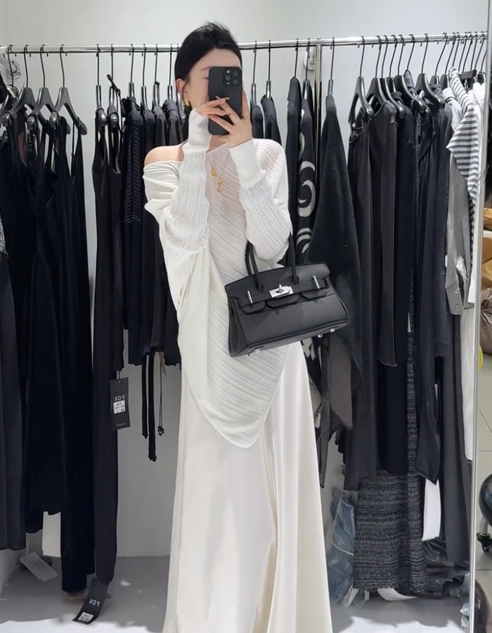 Fashion irregular sweater loose tops for women