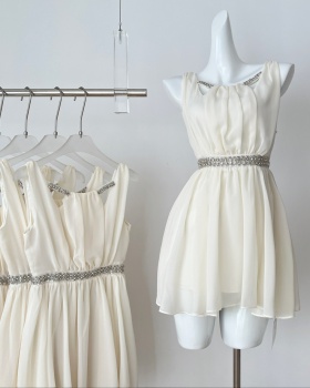 Temperament France style hollow summer elegant dress for women