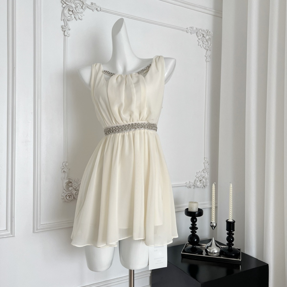 Temperament France style hollow summer elegant dress for women