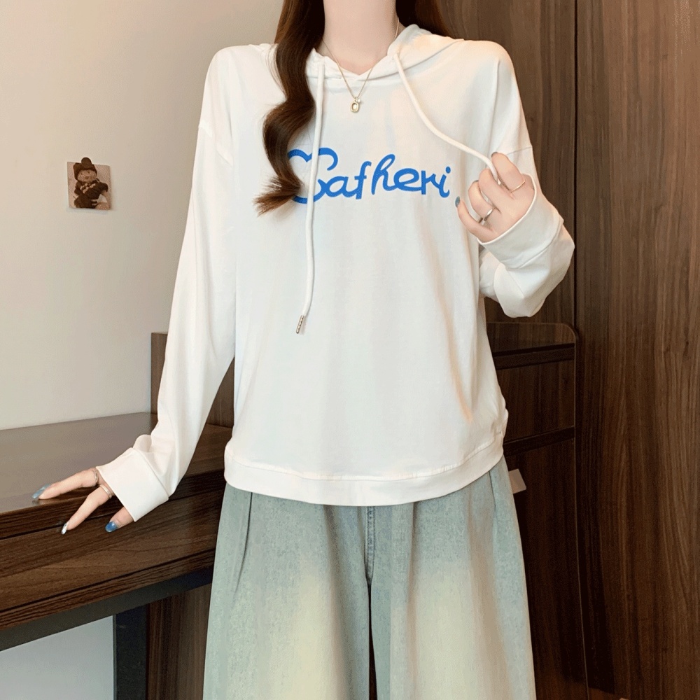 Casual loose tops autumn fat hoodie for women