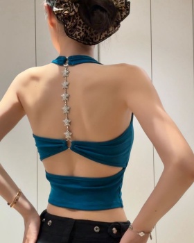 Stars with chest pad tops sling beauty back vest