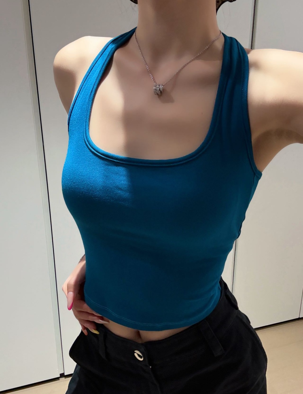 Stars with chest pad tops sling beauty back vest