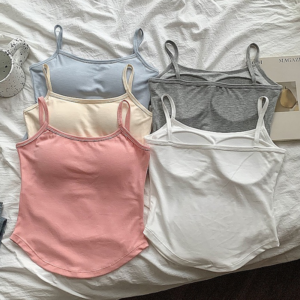 Beauty back wears outside vest big sling tops for women