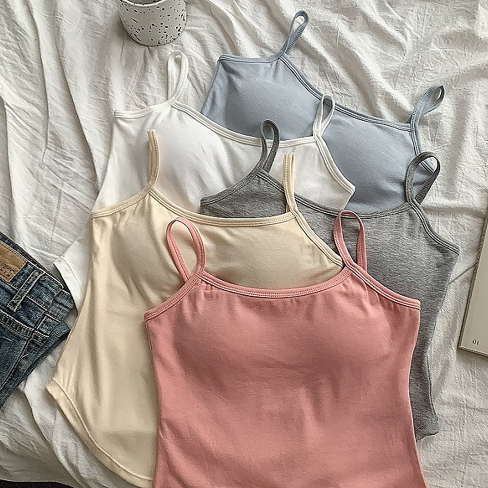 Beauty back wears outside vest big sling tops for women