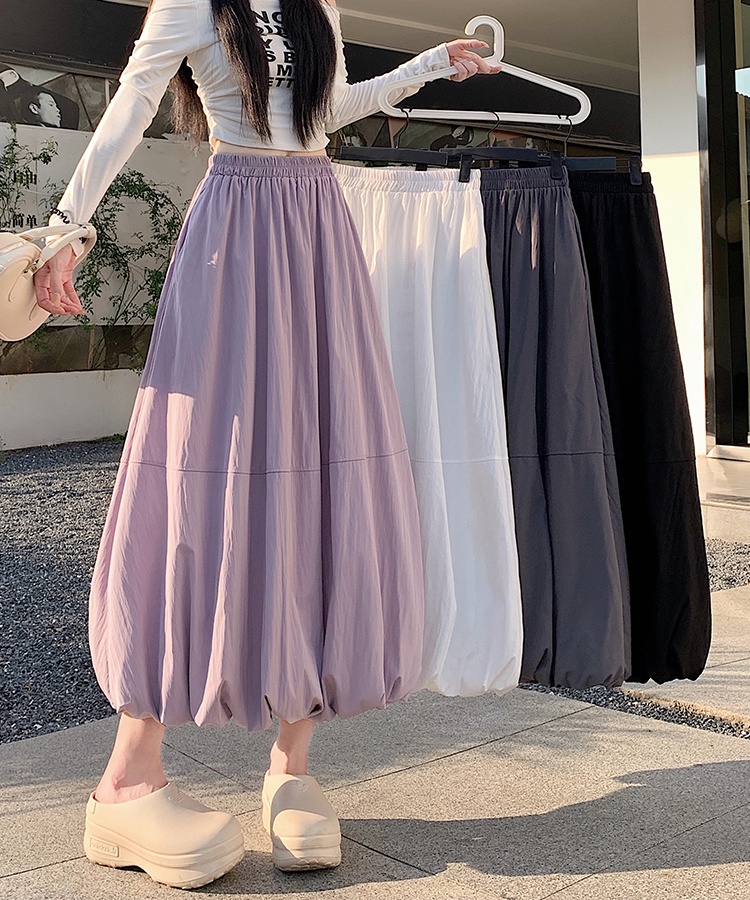High waist bud skirt all-match skirt for women