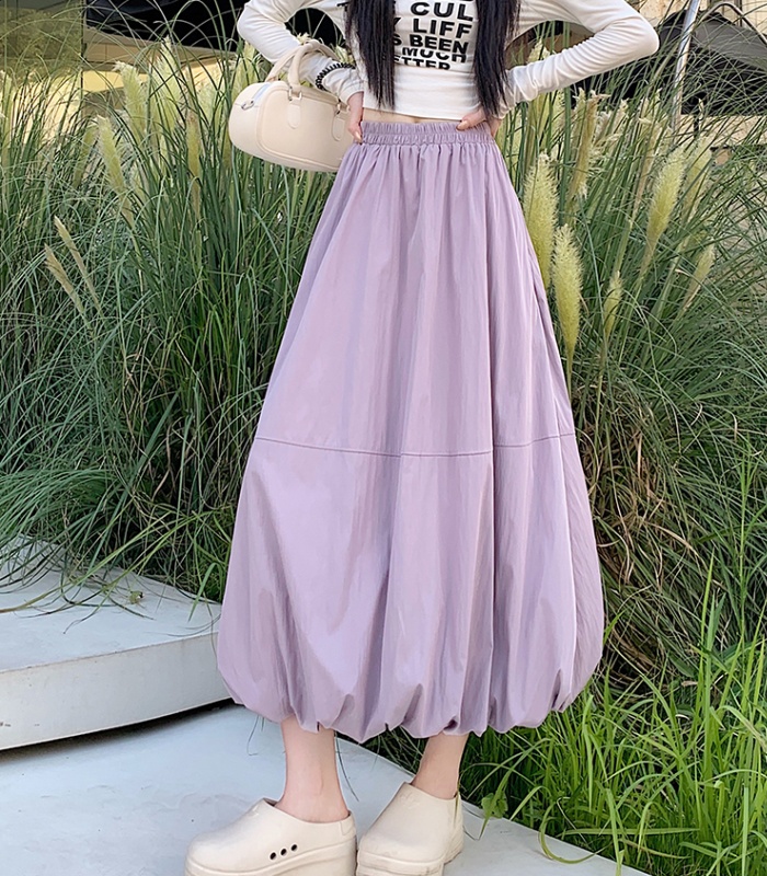 High waist bud skirt all-match skirt for women