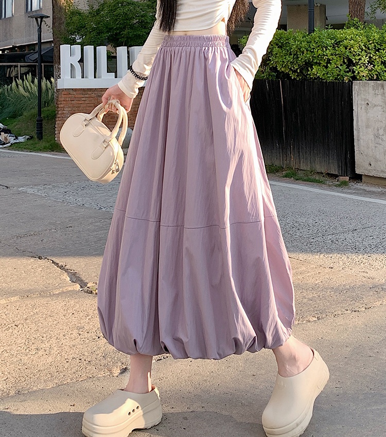 High waist bud skirt all-match skirt for women
