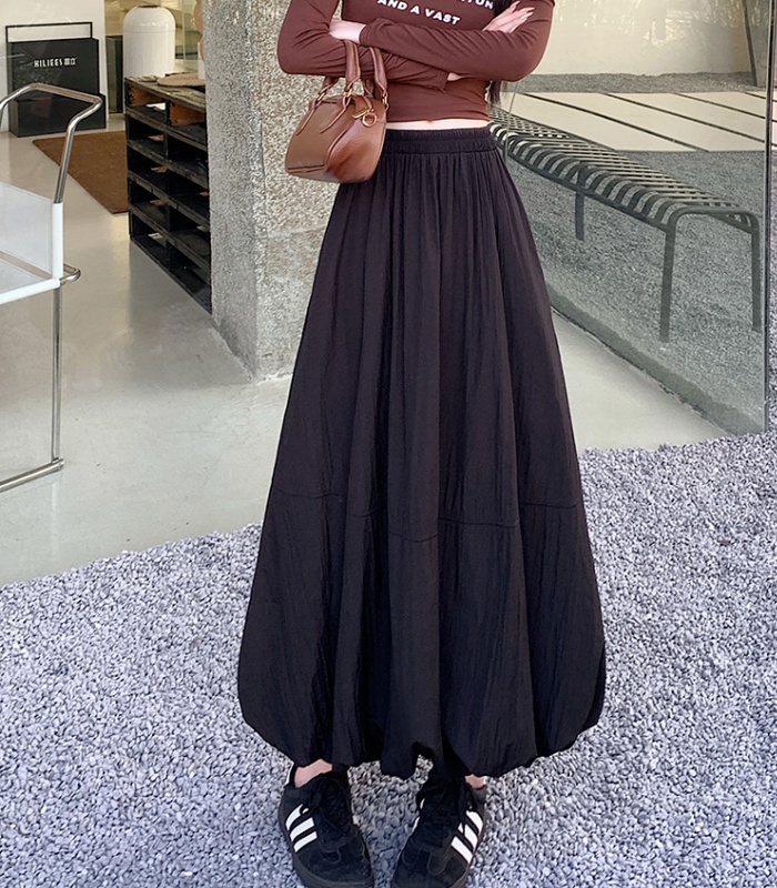 High waist bud skirt all-match skirt for women