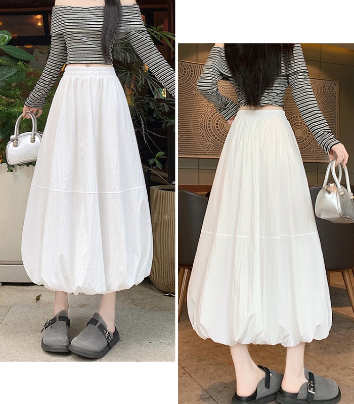 High waist bud skirt all-match skirt for women