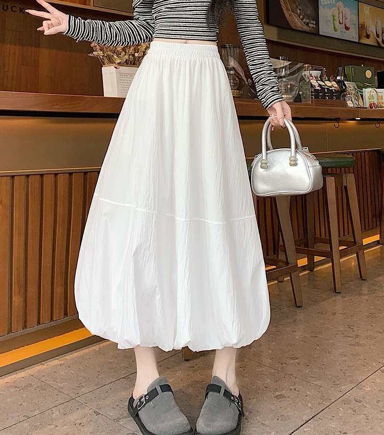 High waist bud skirt all-match skirt for women