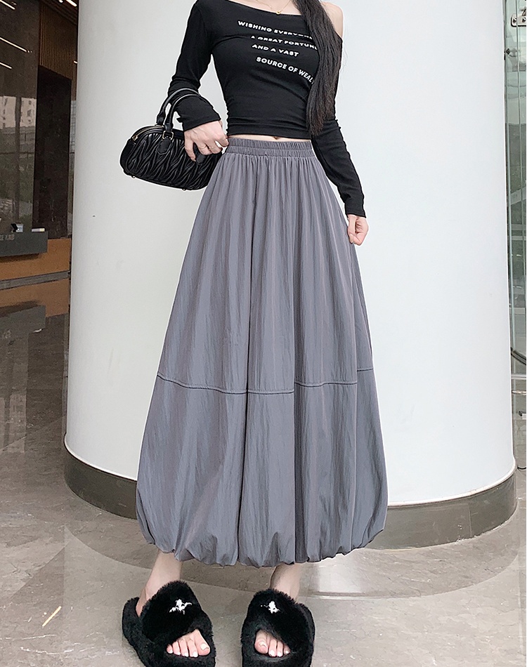 High waist bud skirt all-match skirt for women