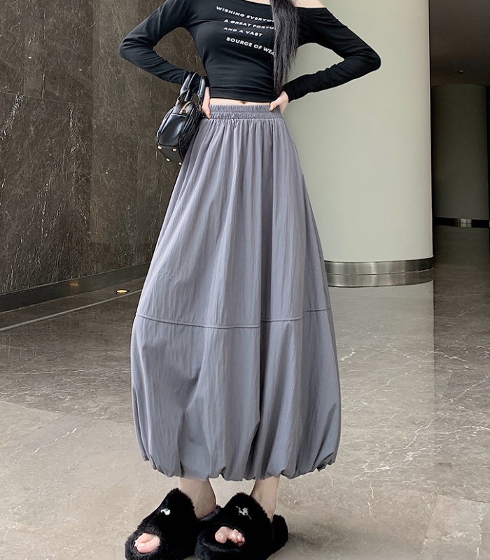 High waist bud skirt all-match skirt for women