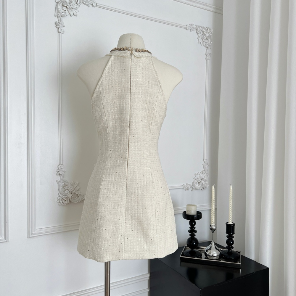 Temperament chanelstyle dress autumn T-back for women