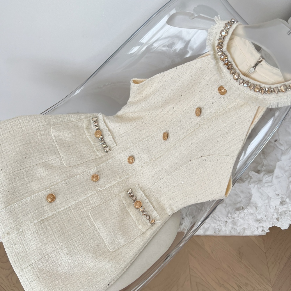 Temperament chanelstyle dress autumn T-back for women