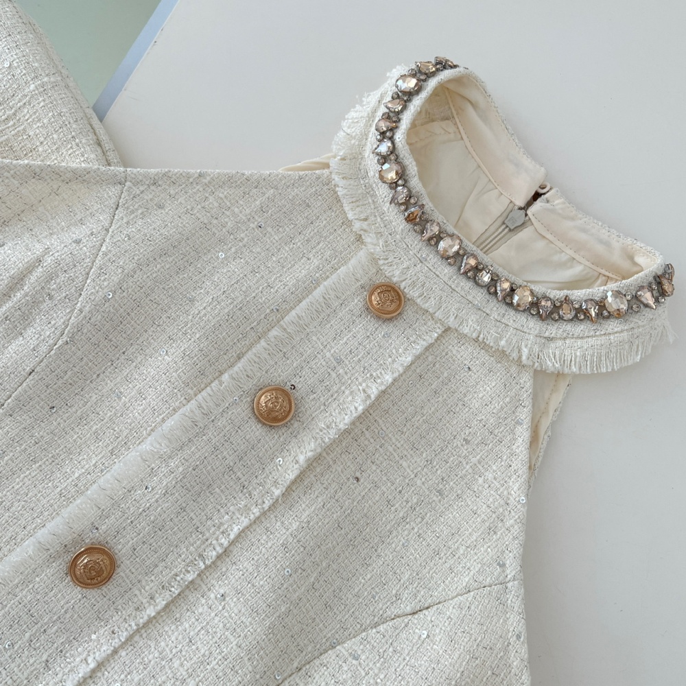 Temperament chanelstyle dress autumn T-back for women