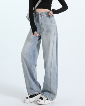 American style autumn jeans fashion pants for women