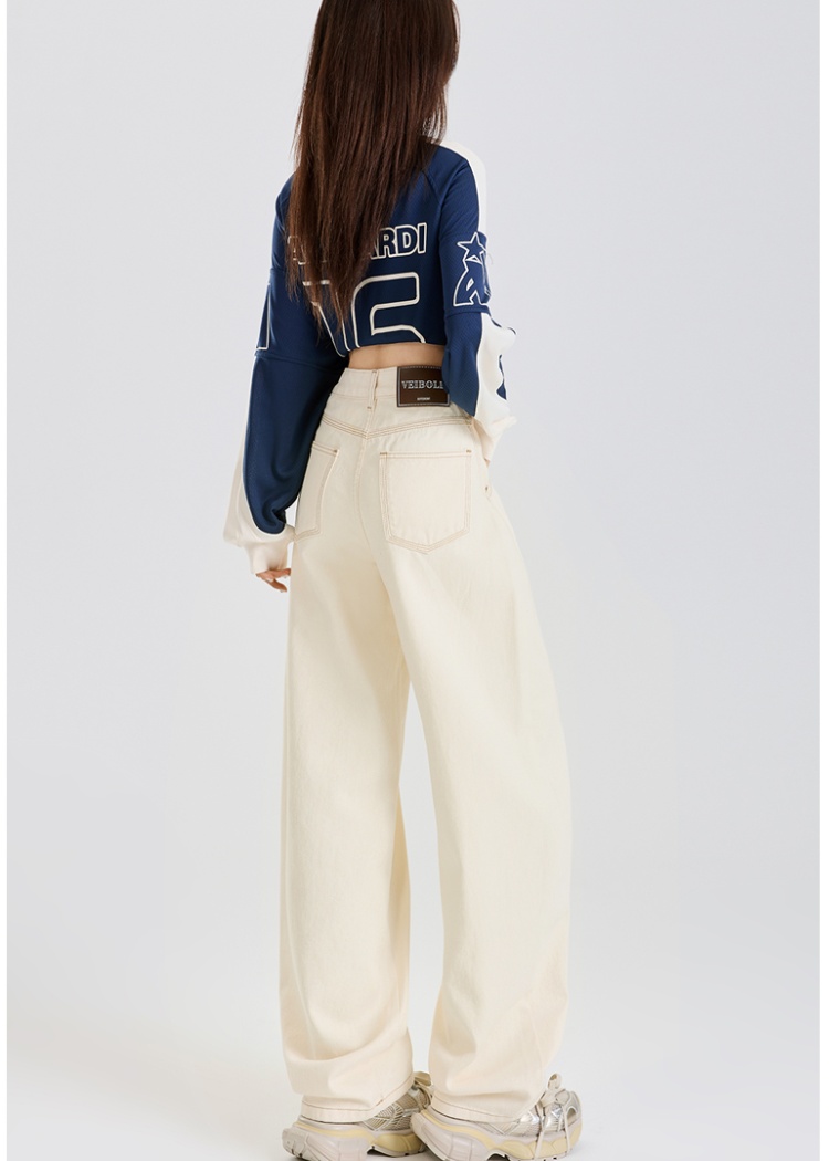 American style autumn jeans fashion pants for women