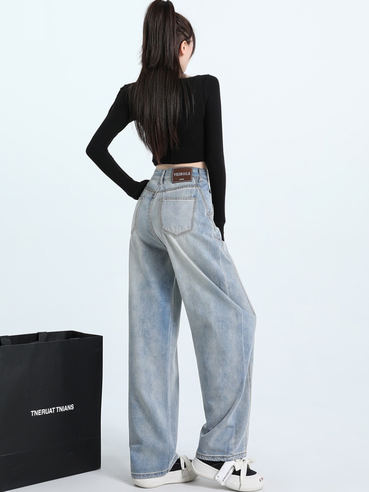 American style autumn jeans fashion pants for women