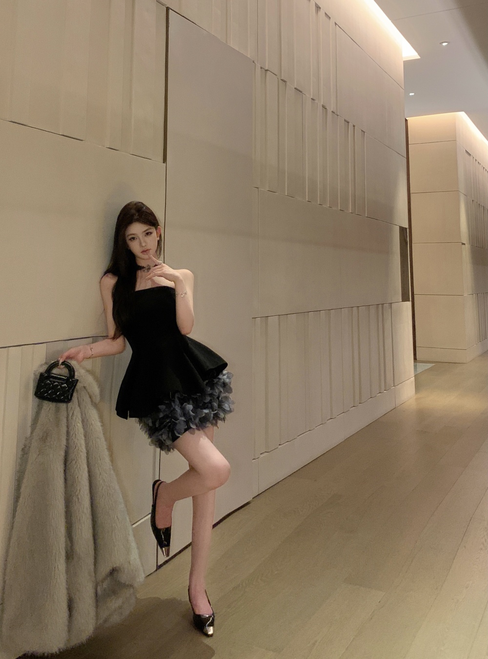 France style evening dress Sexy underwear for women