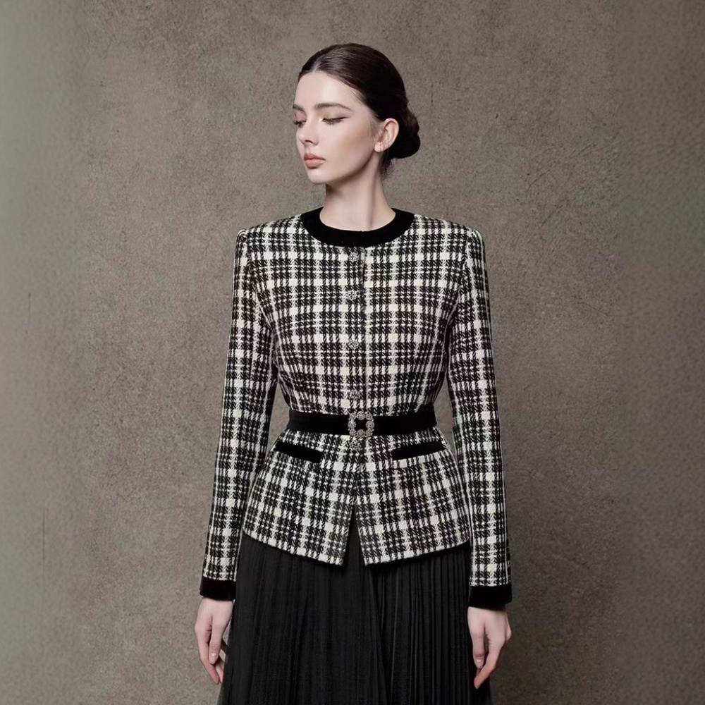 Temperament skirt autumn and winter tops 2pcs set