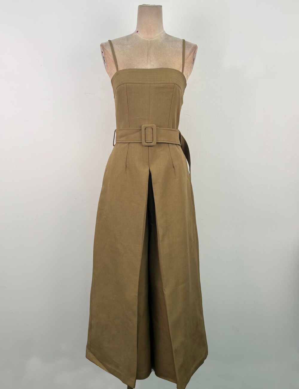Simple temperament jumpsuit sling niche long pants