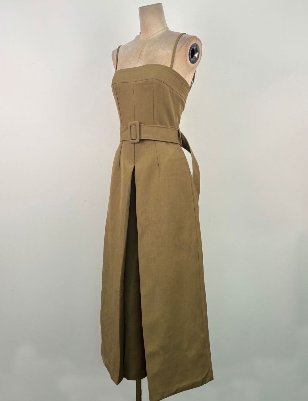 Simple temperament jumpsuit sling niche long pants