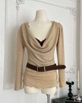Sexy autumn sweater all-match temperament vest for women