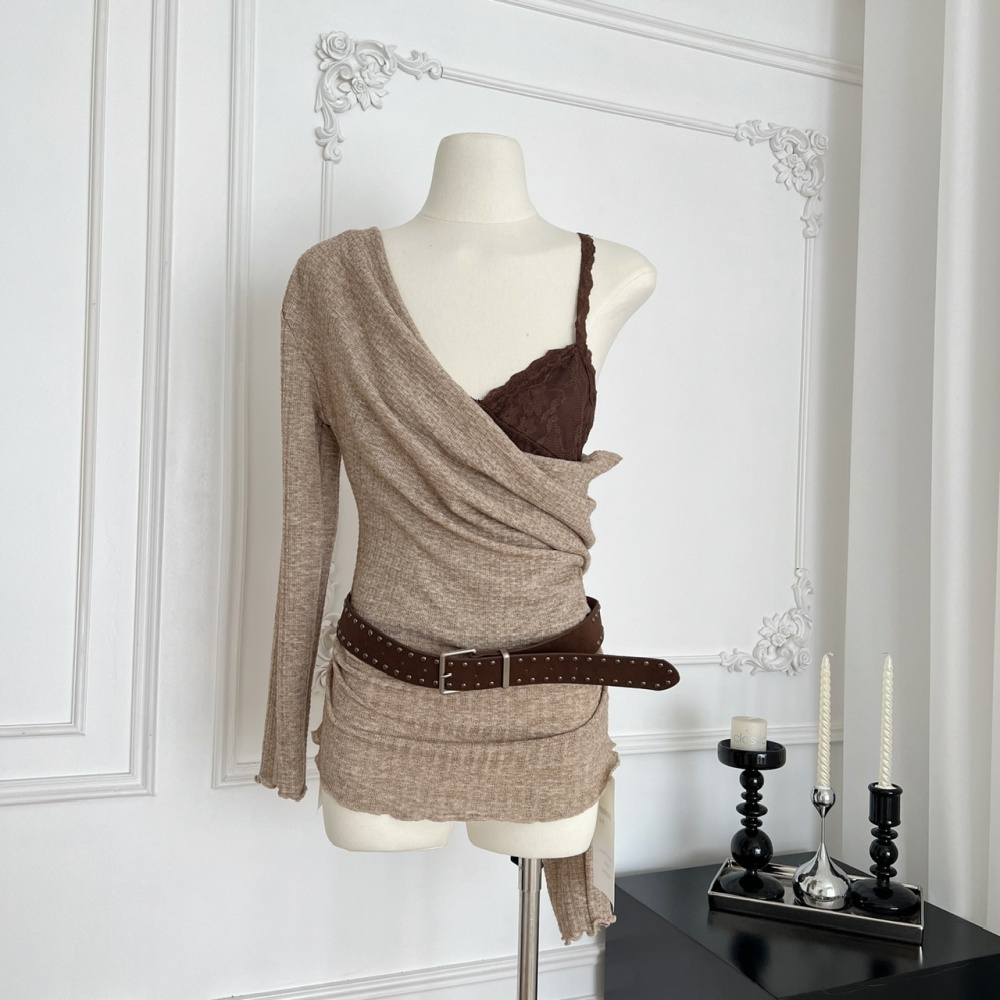 Sexy autumn sweater all-match temperament vest for women