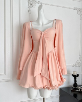 Niche at home tops enticement autumn T-back a set