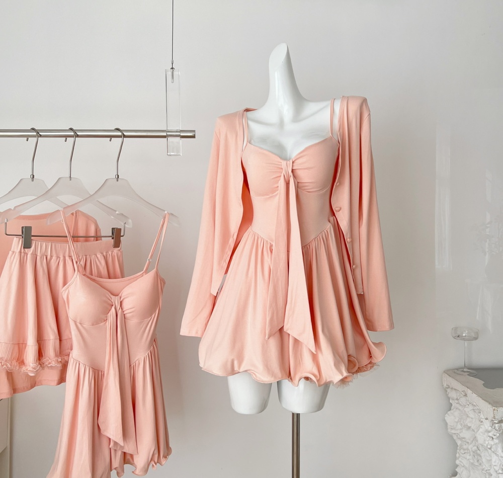Niche at home tops enticement autumn T-back a set