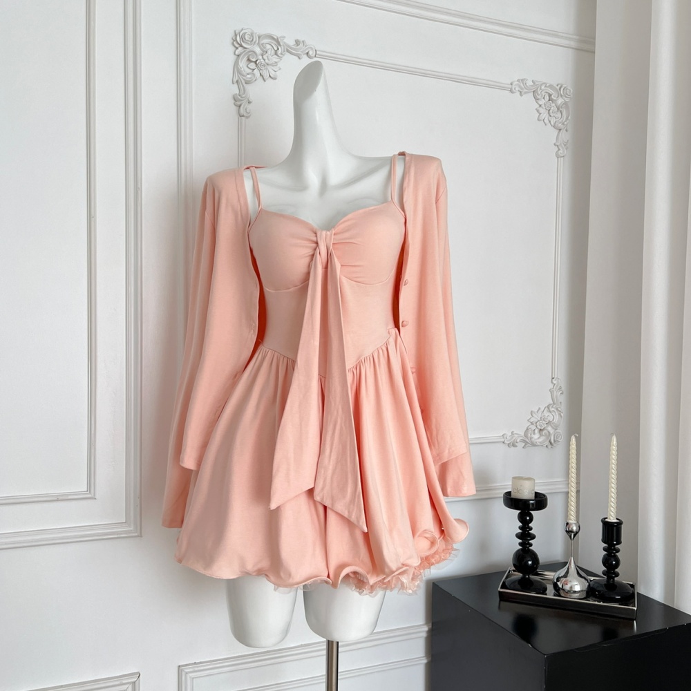 Niche at home tops enticement autumn T-back a set
