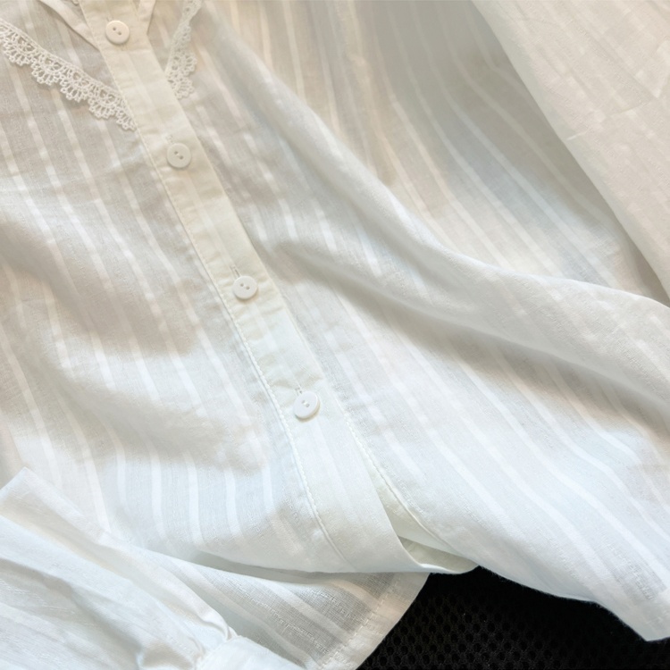 Autumn shirt lace small shirt for women