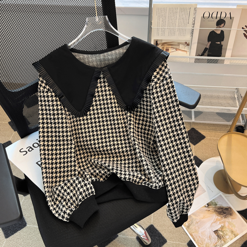 Autumn show young fashion tops chanelstyle pullover hoodie