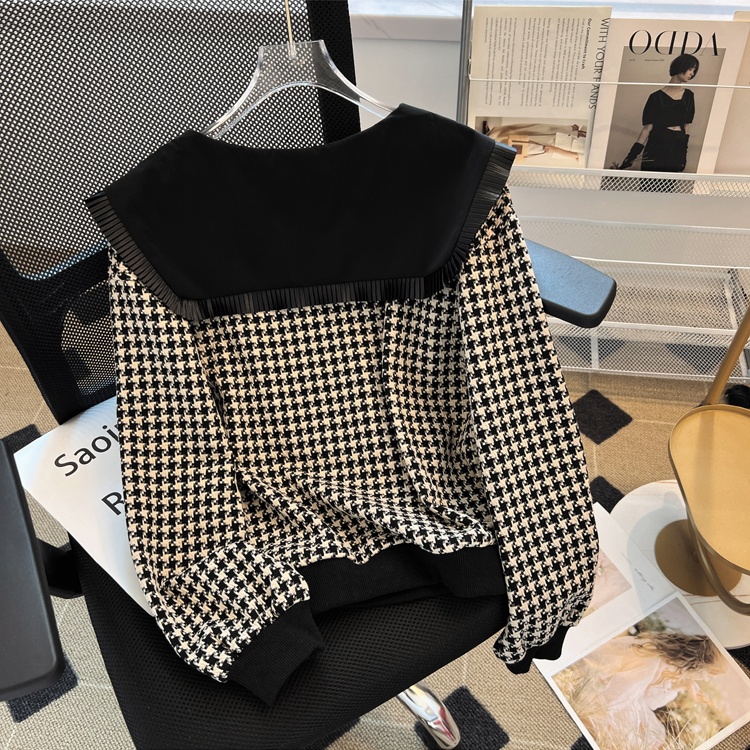 Autumn show young fashion tops chanelstyle pullover hoodie