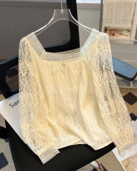 Autumn small shirt France style tops for women