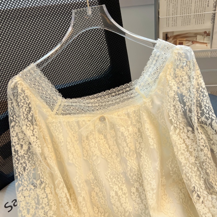 Autumn small shirt France style tops for women