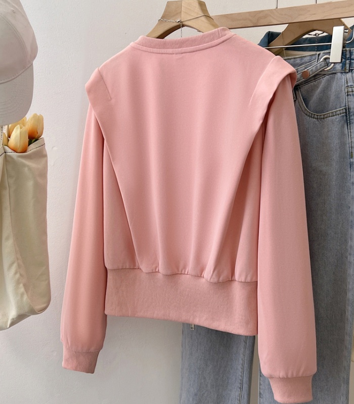 Irregular long sleeve T-shirt autumn Casual hoodie