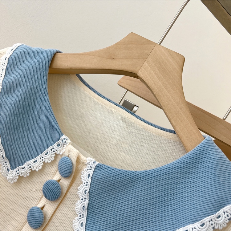 Doll collar fashion tops temperament hoodie for women