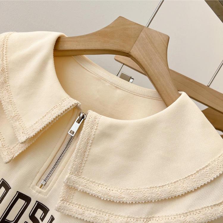 All-match autumn tops long sleeve loose hoodie for women