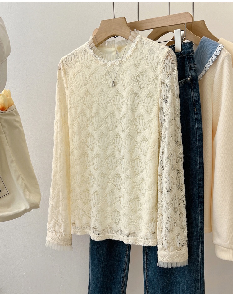 Fungus shirts slim bottoming shirt for women