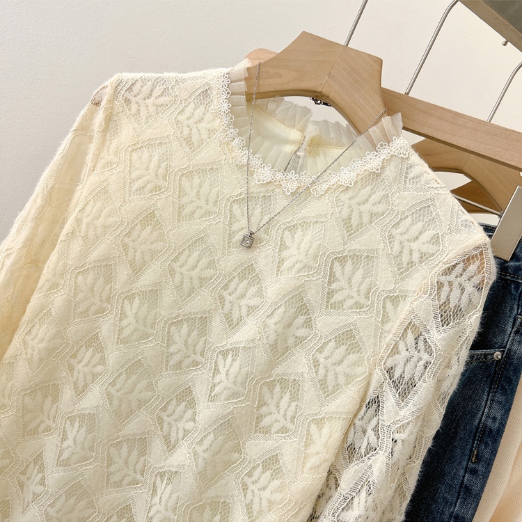 Fungus shirts slim bottoming shirt for women