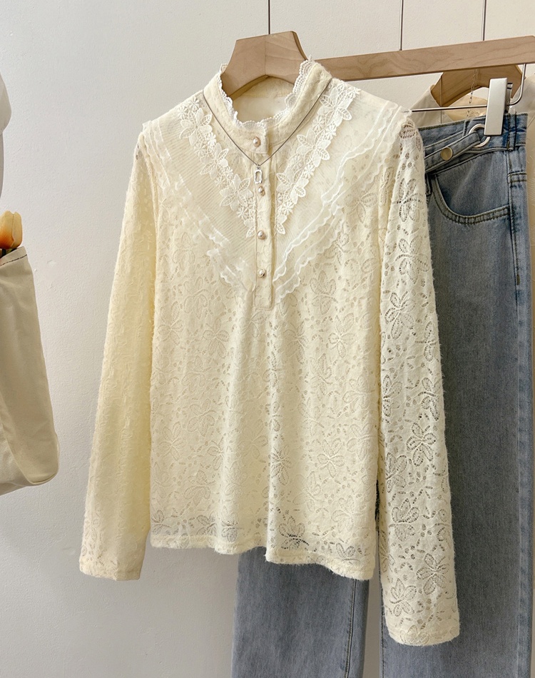 Long sleeve small shirt autumn and winter shirt