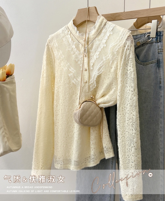 Long sleeve small shirt autumn and winter shirt