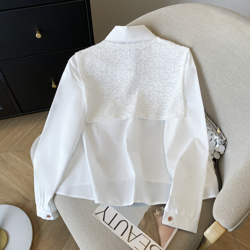 Long sleeve tender shirt generous autumn shawl 2pcs set
