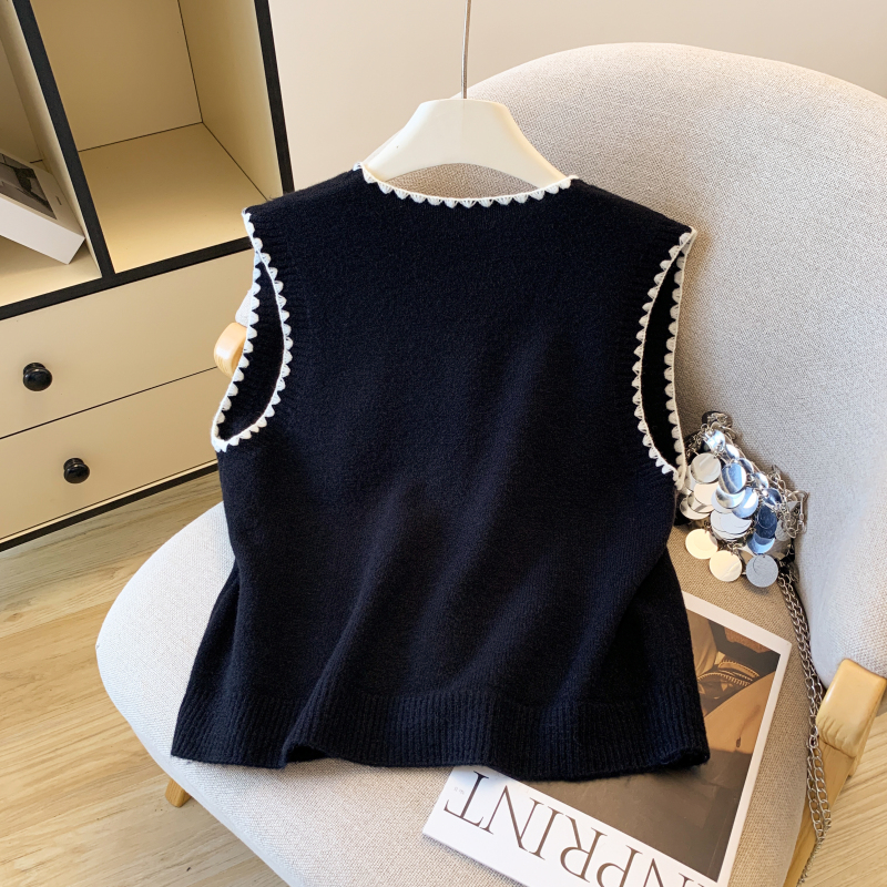 Cartoon lovely waistcoat temperament sweet vest for women